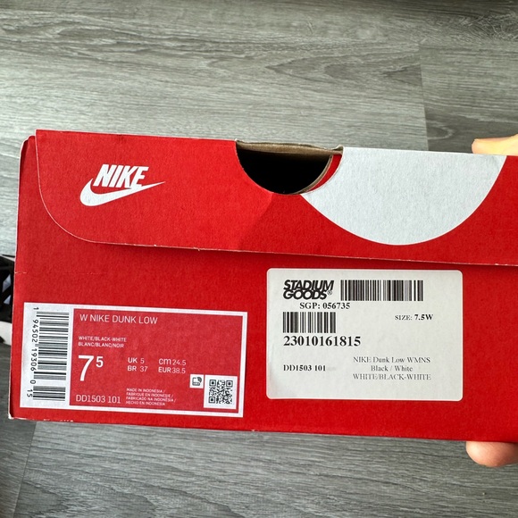 Nike Black and White Sneakers